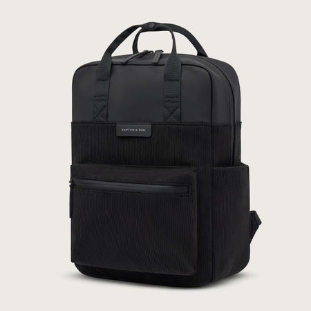 Zaino Kapten & Son Bergen Pro Cord Black