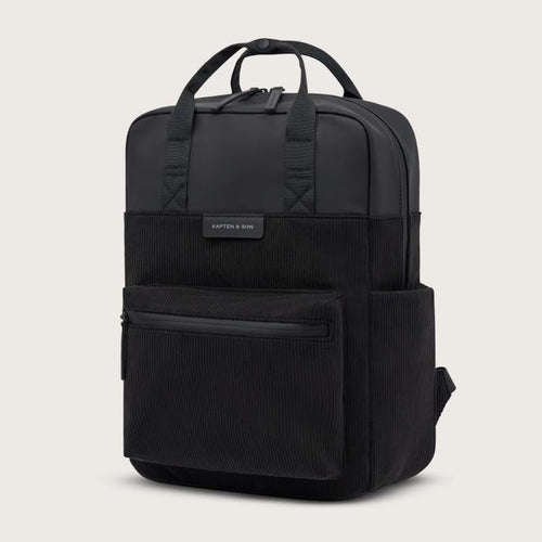 Zaino Kapten & Son Bergen Pro Cord Black