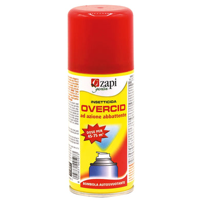 Insetticida spray autosvuotante Overcid per tarli, scarafaggi, formiche ed acari 150 ml