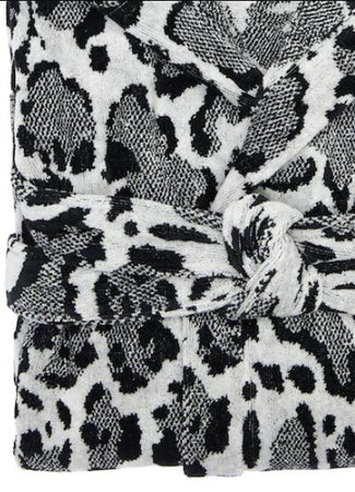 Accappatoio Roberto Cavalli Linx Cappuccio XXL Spugna di Cotone - The King Luxury
