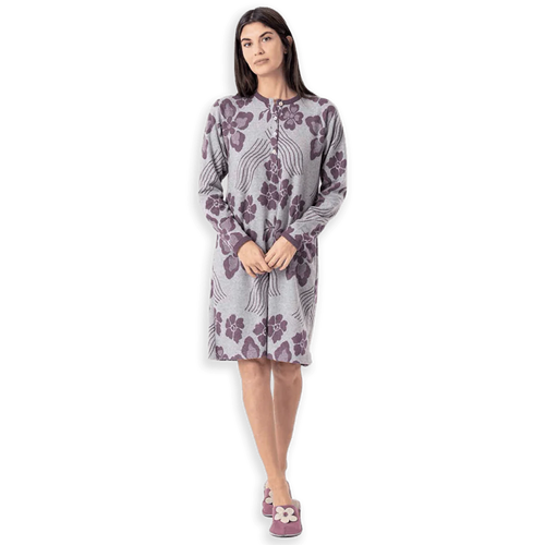Zero Pigiamore Camicia Invernale da Donna in Punto Milano 3603 S41 - Passarelli Biancheria