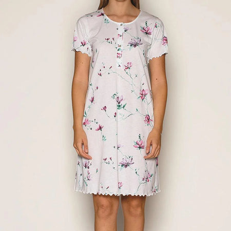 Zero Pigiamore Camicia da Notte Estiva da Donna 3364 S38 - Passarelli Biancheria