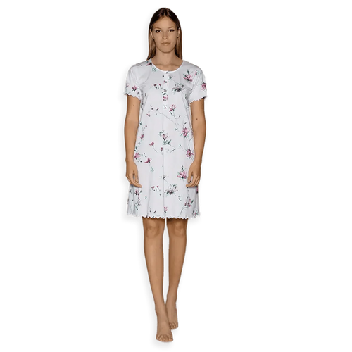 Zero Pigiamore Camicia da Notte Estiva da Donna 3364 S38 - Passarelli Biancheria