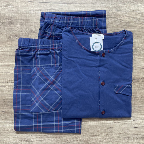 Zero Pigiamore Pigiama Estivo 3 Pezzi da Uomo 413964 S62