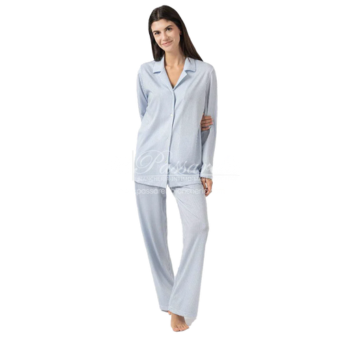 Zero Pigiamore Pigiama Estivo Maniche Lunghe da Donna Aperto 4373 2504S50