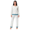 Zero Pigiamore Pigiama Invernale da Donna in Caldo Cotone 3500 S52 - Passarelli Biancheria
