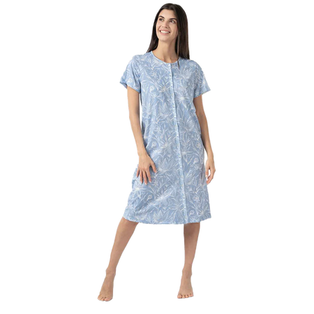 Zero Pigiamore Camicia da Notte Aperta Maniche Corte 4337 2503S33