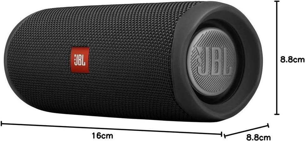 JBL Flip 5 Speaker Bluetooth Portatile - Cassa Altoparlante Bluetooth Waterproof IPX7 - Compatibile con JBL PartyBoost, Fino a 12h di Autonomia, Nero