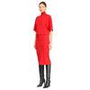SEMICOUTURE vestiti casual donna semicouture - charlene - rosso da donna