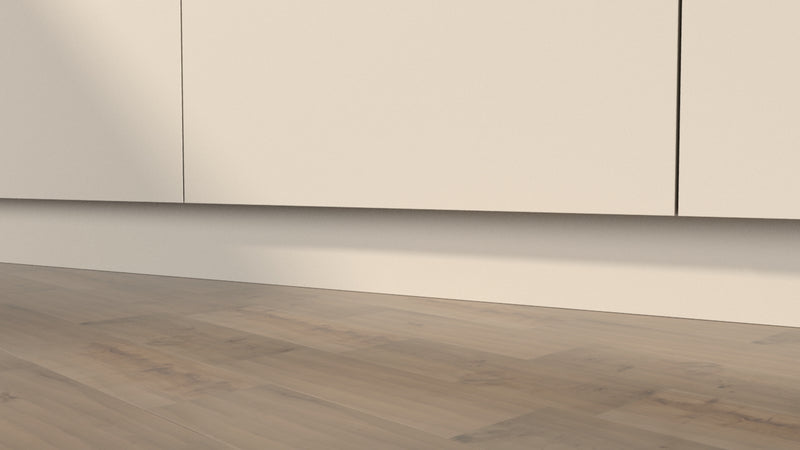 Zoccolatura 12 H PANNA per cucina 2 metri, in PVC