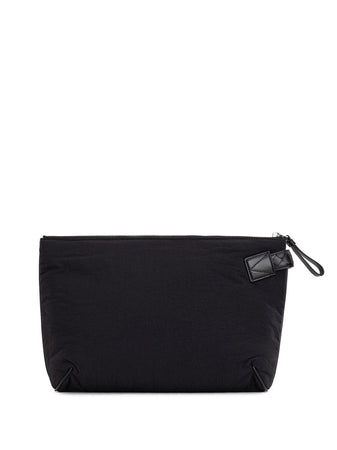 Bottega Veneta Pochette Light Paper in Nylon nero da uomo