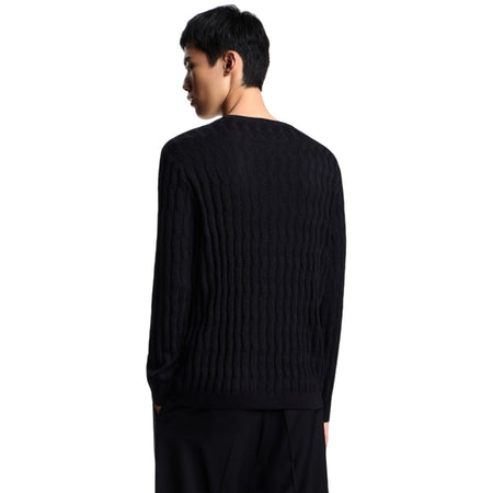 EMPORIO ARMANI maglie uomo emporio armani - pullover - blu da uomo