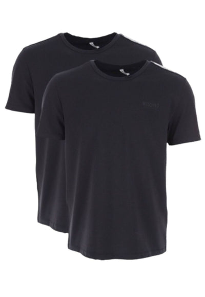 moschino T-SHIRT T-SHIRT COTTON STRETCH 2PK da uomo