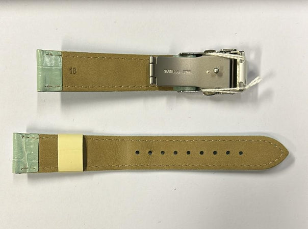 CHRONOTECH - CINTURINO PER OROLOGIO IN PELLE CELESTE ANSA 18MM