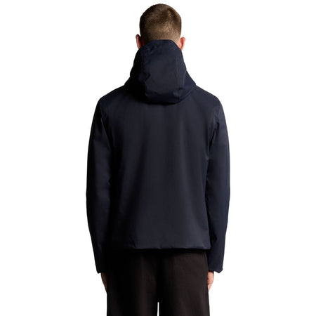 LyLe & Scott giacca softshell blu impermeabile JK2312V Z271