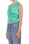 JUCCA Jucca - Top - 431663 - Verde da donna