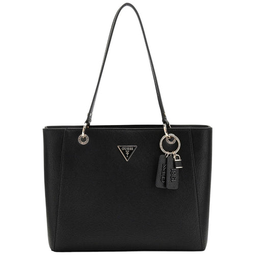 Guess borsa a spalla nera saffiano NOELLE HWZG9672250BLA
