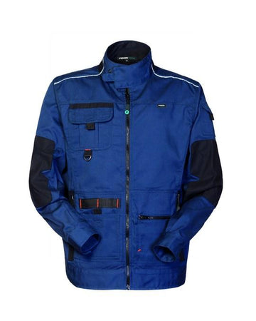 Giubbetto Fangio Blu/Nero Giubbino da Lavoro Elettricista Magazziniere Installatore