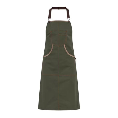 Grembiule Naxos Verde Militare Grembiule Pettorina Cameriere pub Trattoria