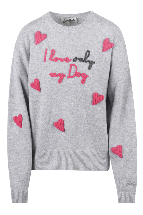 MC2 SAINT BARTH MC2 Saint Barth - Maglia - 460995 - Grigio/Fuxia da donna