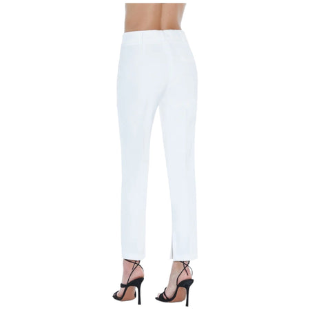 Relish pantalone vita alta bianco Cisarina