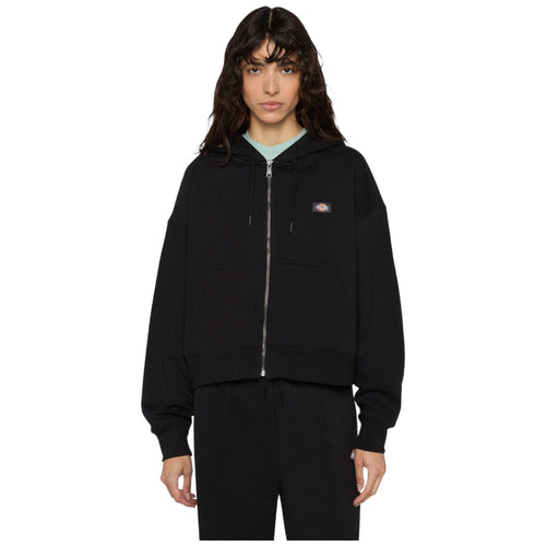 Dickies felpa nero con cappuccio OAKPORT ZIPPED DK0A4Y1ZBLK