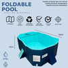 Design compatto e facile da riporre La PISCINA PIEGHEVOLE si distingue per la sua struttura pieghevole che consente un facile montaggio e smontaggio.Occupa uno spazio minimo quando riposto, facilitando la conservazione e il trasporto, ideale per giardini