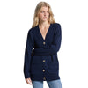 MICHAEL KORS cardigan donna michael kors - easy merino boxy cardi - blu da donna