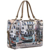 YNot borsa boston BLUE LAGOON linea YESBAG YES702F6