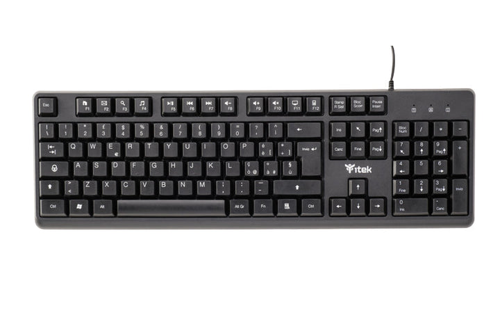 Tastiera iTek DGT C01 - USB- 105 tasti- cavo 1.5m
