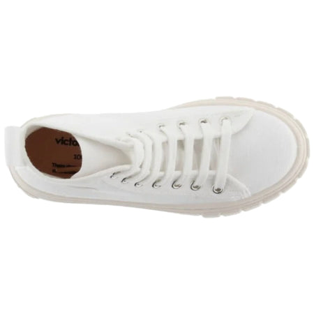 Victoria scarpe alte in tela bianca Abril Sneakers Victoria