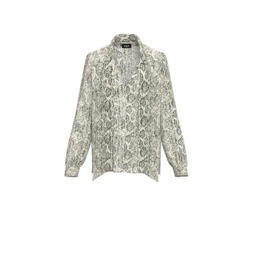 Camicia Segovia creponne viscosa stamp