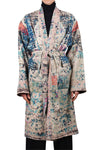 LA FEMME BLANCHE La Femme Blanche - Kimono - 470161 - Grigio/Petrolio da donna