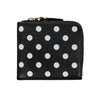 COMME DES GARCONS WALLET Polka Dots Wallet in Black da donna