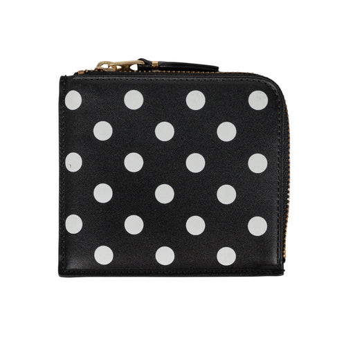 COMME DES GARCONS WALLET Polka Dots Wallet in Black da donna