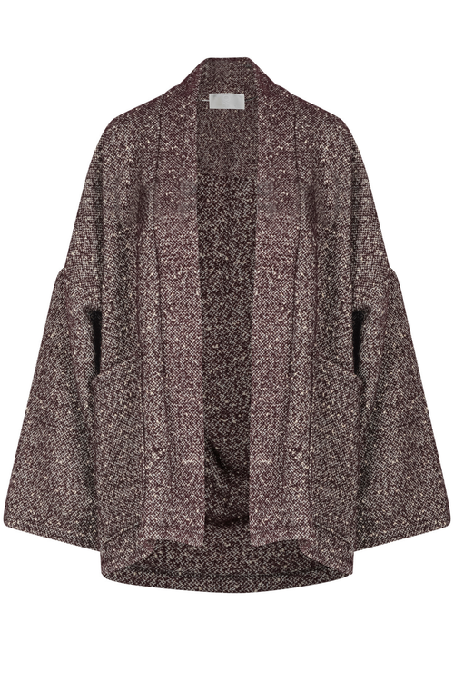 LA FEMME BLANCHE La Femme Blanche - Giacca - 461372 - Fantasia Prugna da donna