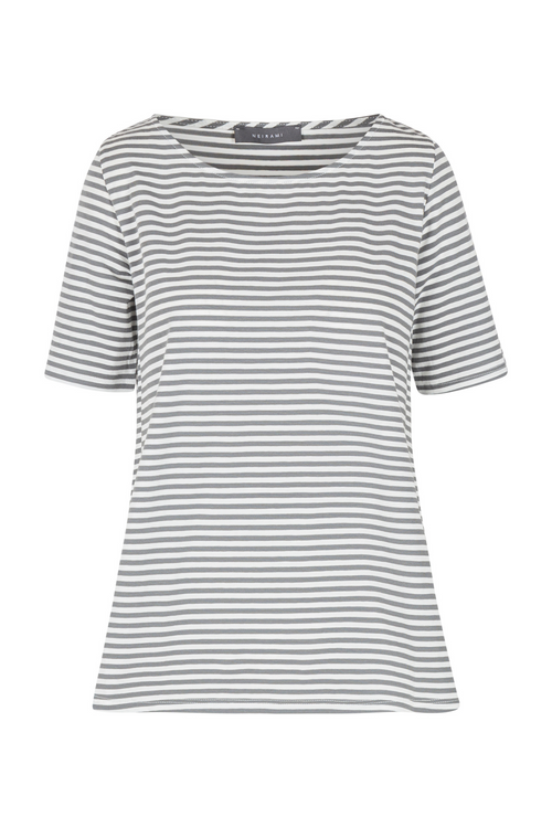 NEIRAMI Neirami - T-shirt - 450089 - Bianco/Grigio da donna