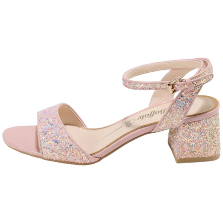 Buffalo sandalo elegante glitter rosa Rainelle 1650011