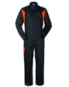 Tuta Silverstone Nero/Arancio Tuta da Lavoro Meccanico Gommista Officina