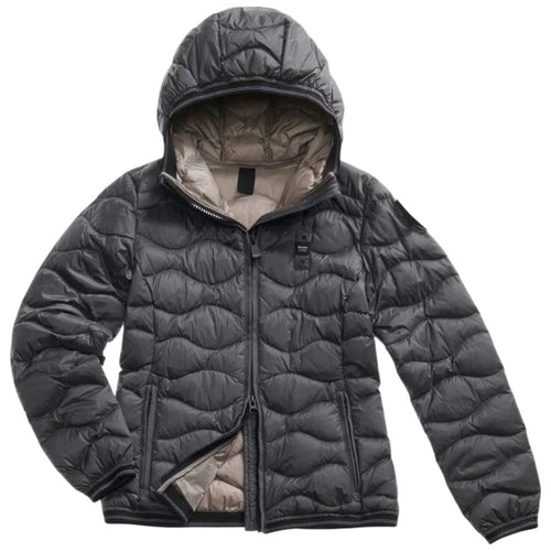 Blauer piumino grigio antracite Camelia 25WBLDC03095