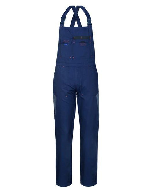 Pettorina Silverstone Blu/Grigio Salopette da Lavoro Meccanico Officina Gommista Elettricista