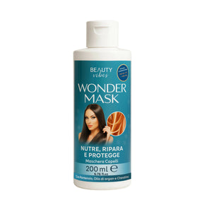 Wonder Mask Maschera Per Capelli Trattamento Professionale Capelli Secchi Nutriente Luminosi 200ml