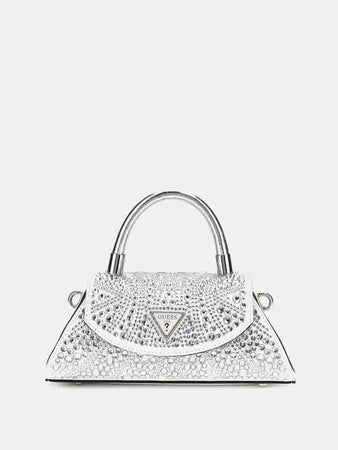 GUESS borsa a mano mini con cristalli Beauvoir art. HWXG9528780