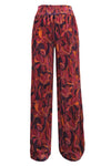 MALIPARMI Maliparmi - Pantalone - 460720 - Fantasia Bordeaux da donna