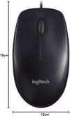 Logitech Mouse M90 USB 1000 DPI 910-001793 - PC/Mac/Laptop