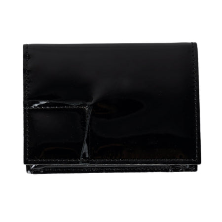 COMME DES GARCONS WALLET Reversed Hem portafoglio in pelle in nero da donna
