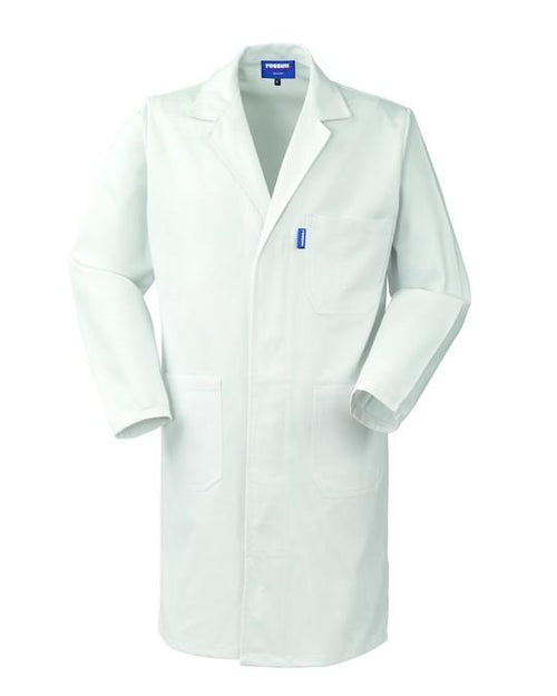 Camice Uomo Serio Bianco Camice da Lavoro Cotone