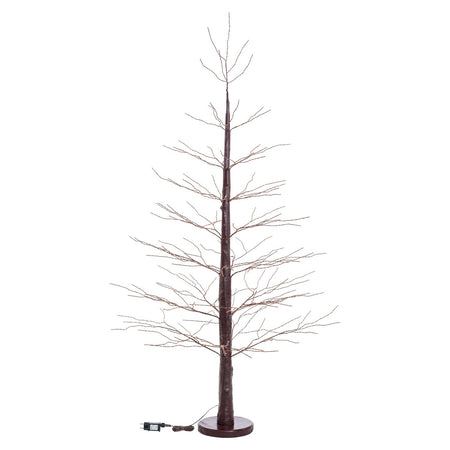 Albero luminoso decorazione natalizia a led luce calda con microled