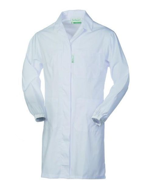 Vestaglia Donna Polibrembo Bianco Camice da Lavoro Laboratorio Sartoria Facile Stiro