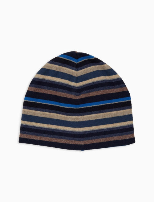 Gallo Calotta unisex pile righe multicolor cappello uomo / cappello donna